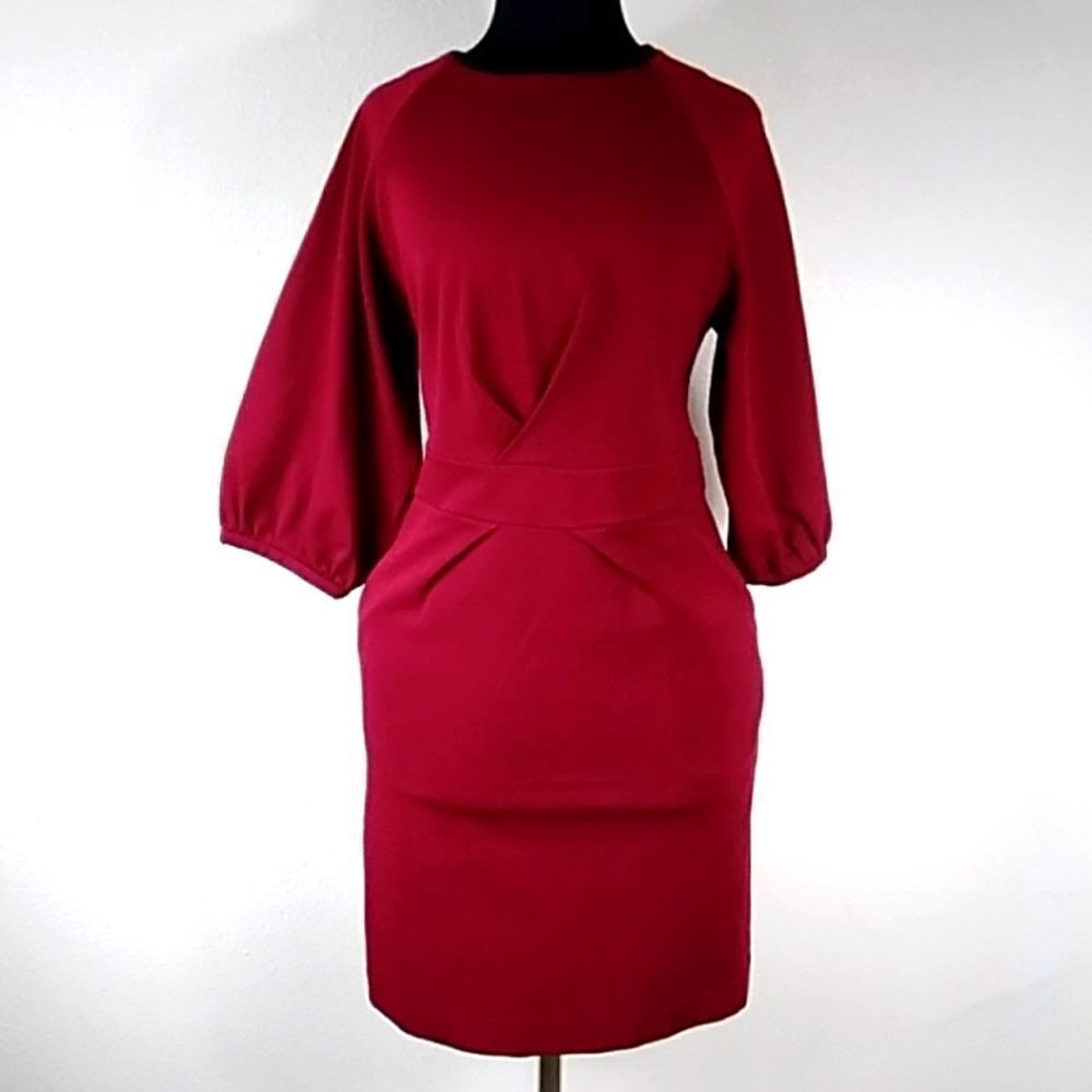 GYALWANA WOMEN RED BURGUNDY DRESS SIZE 1